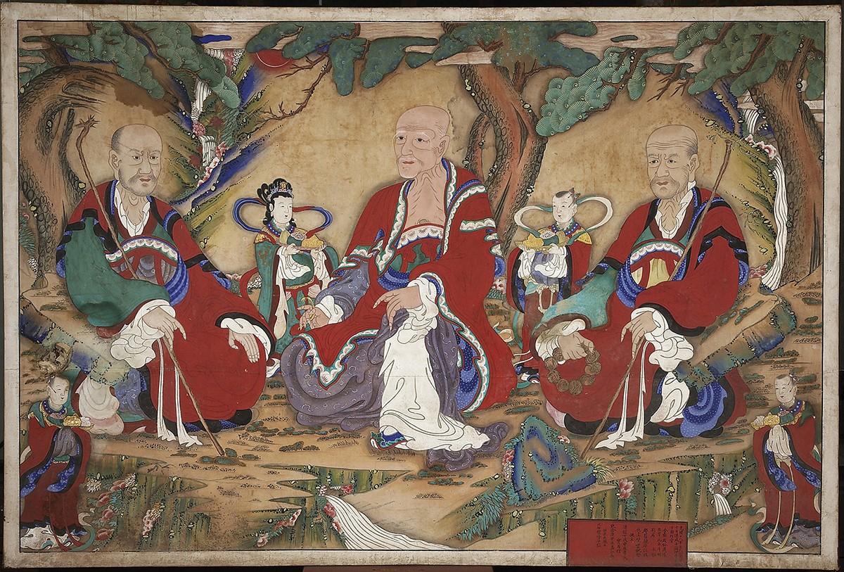 삼화상 진영 이미지